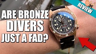 Zelos Mako V2 Bronze Diver 500m Watch - Review