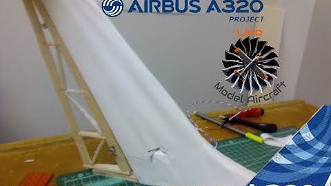 RC AIRBUS A320 - Vertical Stabilizer + rudder|Part 2
