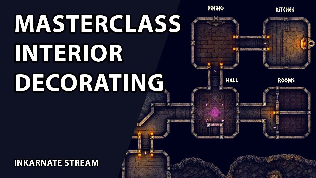 Masterclass: Interior Decorating | Inkarnate Stream - YouTube