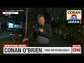 Fake Meteorologist Conan O'Brien Reports From Japan