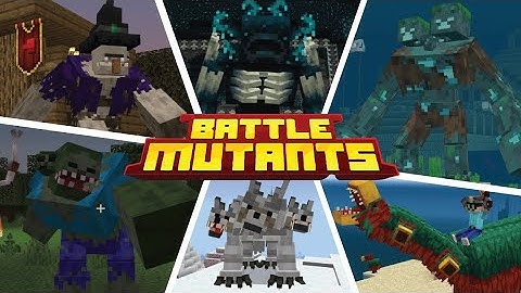Mutant mob addon for mcpe 1.21 || Best Mutant creatures mod for Minecraft PE