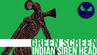 Indian Siren Head Green Screen | Trevor Henderson Fan Made | 4K