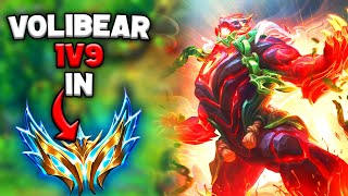 Challenger Guide on How to Carry with Volibear and 1v9 - Season 14 Jungle Volibear Gameplay