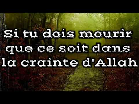 si-tu-dois-mourir-que-ce-soit-dans-la-crainte-d'allah-/-arabe-&-franÇais