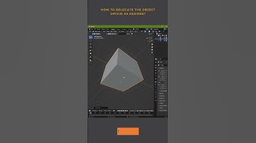 Blender Tip Relocating Object Origin | AR3Designs Daily Blender 3D Tips