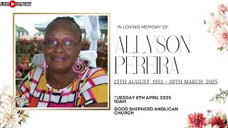 In Loving Memory of Allyson Pereira