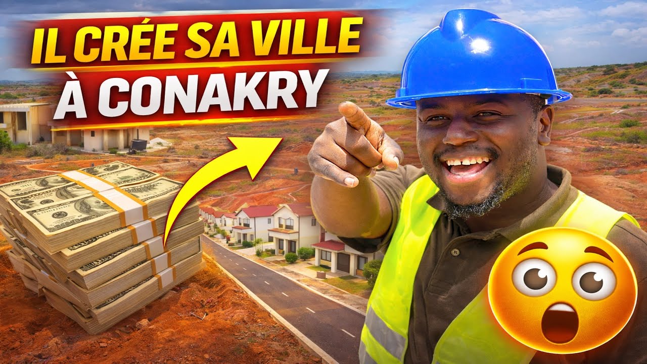 Il construit sa propre ville au cœur de Conakry… folie ou vision ?