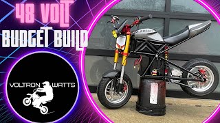 Go FASTER for CHEAP! 48 Volt Budget Build! Beginners Guide To Building A Modified Razor MX650, SX500