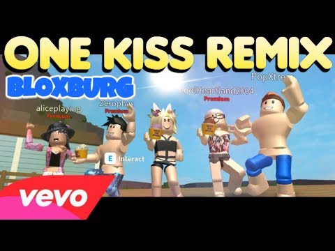Bloxburg One Build One Kiss Remix Roblox Music Video Youtube