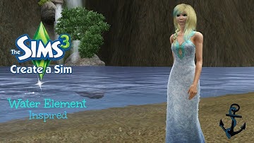 The Sims 3: Create-A-Sim "The 4 Elements" (Water Inspired!)