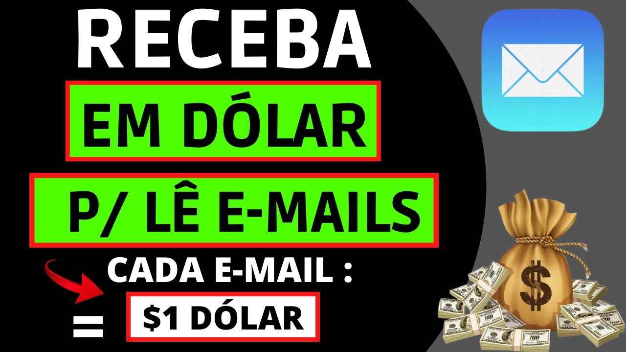 😱 SITE PAGANDO EM DÓLAR PARA LÊ E-MAILS + [ PROVA DE PAGAMENTO ] -RENDA EXTRA COM SITES