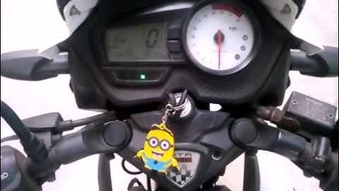 RTR Apache 160 stock exhaust system sound with k&n