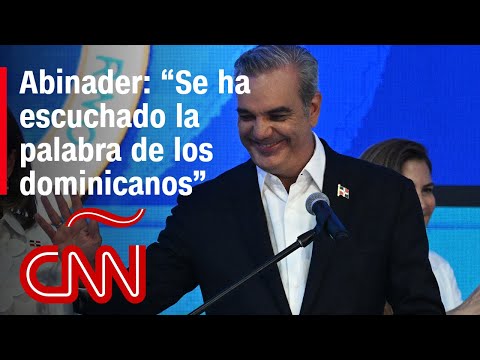 El discurso de Abinader tras declararse ganador de la elección presidencial en República Dominicana