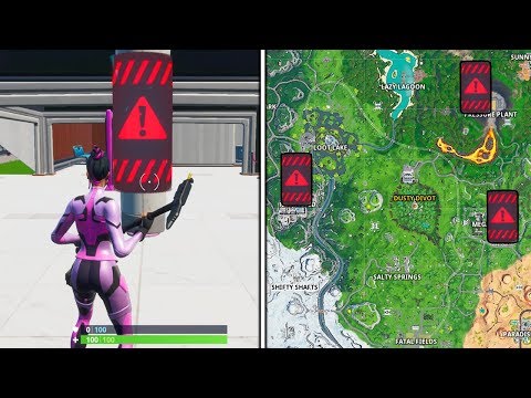 Vidéo: Explication Des Emplacements Des Panneaux D'annonce De Service Public Fortnite