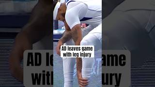 Ad Is Out With Lower Leg Soreness