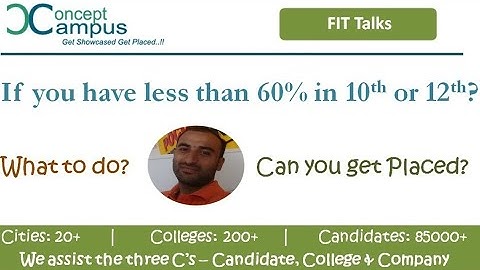 If you have less than 60% in 10th or 12th - What Next?