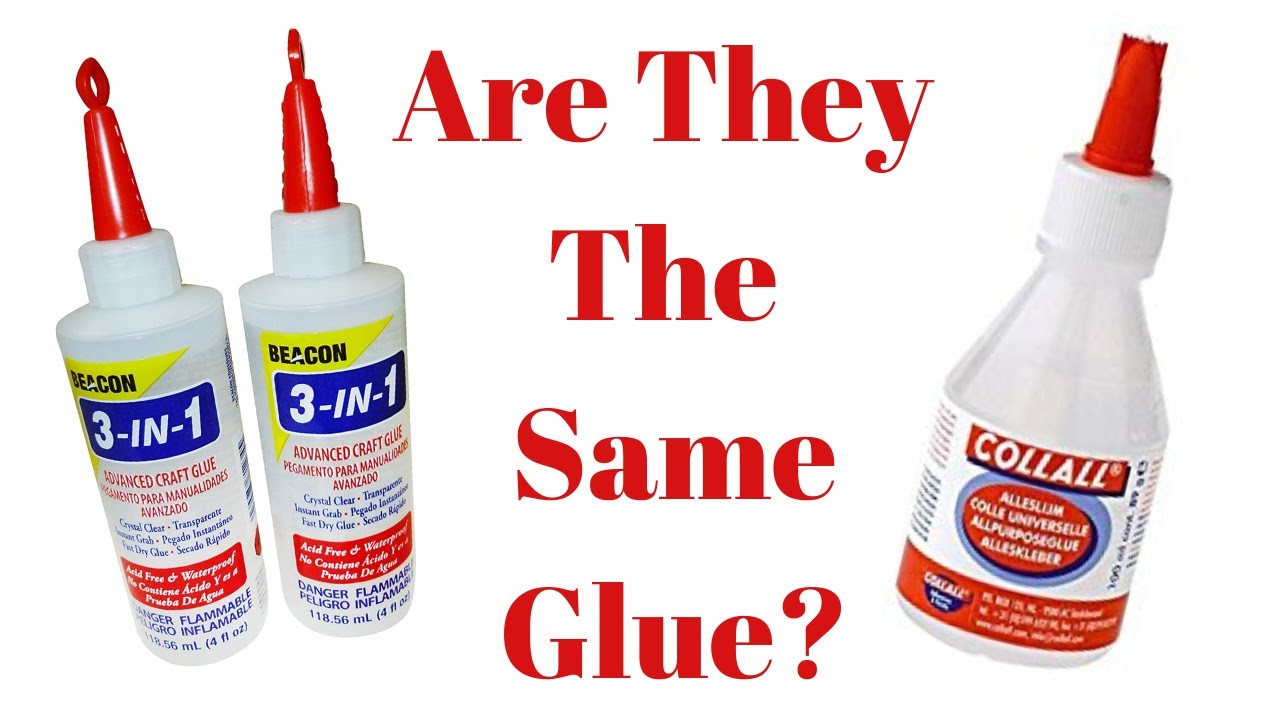 Is Beacon 3-in-1 Glue The Same As Collall Glue? 