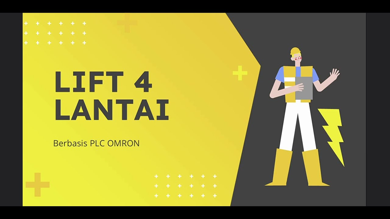 Program PLC dan desain HMI lift 4 lantai oleh Rohmad Adiwibowo - YouTube