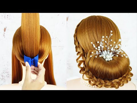 French Bun Hairstyle Beauty School Makeup