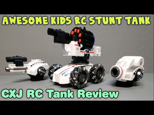  CXJ 3 Head RC Car,Rc Tank Car Shooting Water Bullets