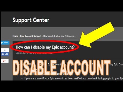 How To Disable Your Epic Games Account Wrong Email Address Youtube