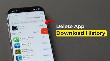 How to Delete App Download History on iPhone?
