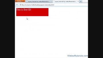 jquery tutorials in hindi / urdu - 8 - jquery id selector