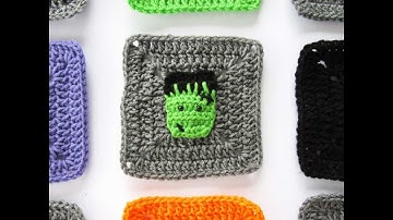 Frankenstein Applique Crochet Video Tutorial