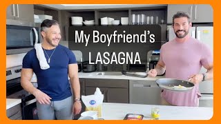 My Boyfriend's Lasagna!  Cooking Hangouts with the Pineapples  Recipe in the video description.