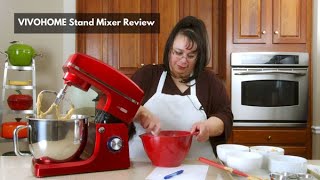 VIVOHOME Stand Mixer 6 Quart Tilt-Head Kitchen Electric Food Mixer