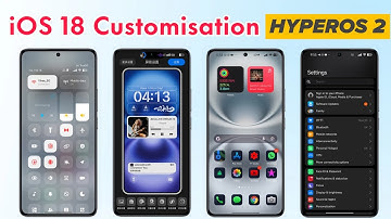 iOS 18 Theme Customisation For Xiaomi Hyperos 2.0 - Dynamic Island & iPhone OG Black Icons 😍