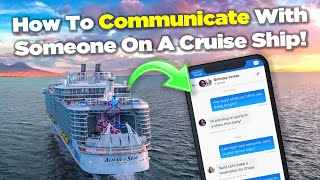 How to communicate on a cruise ship image