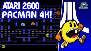 ATARI 2600 PacMan 4K   What We Should Have Had in 1982!