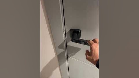 Case show from customer 3 Way unlocking mini Handle smart lock K1 #smartlock #fingerprintlock