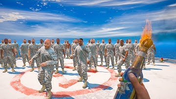 GTA 5 - Fire Bottle vs NPC