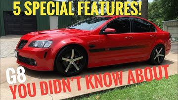 The Top 5 SPECIAL FEATURES Of The PONTIAC G8 That You Didn’t Know It Had!!!