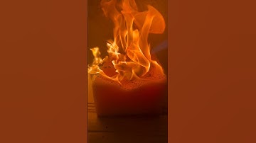 "Satisfying Sponge Burn: Watch the Mesmerizing Transformation!" #satisfying #asmr #sleep #burning