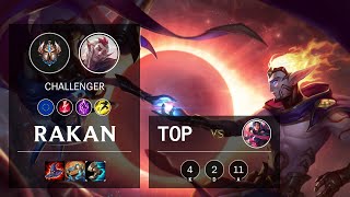 Rakan Top vs Irelia - EUNE Challenger Patch 10.15