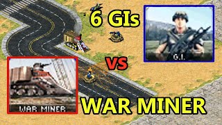 War Miner vs GIs [Same Cost] - Red Alert 2