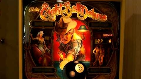 Bally Eight Ball Deluxe Pinball Machine #5608: Coin Mechs, Tilt & Slam Tilt