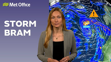 18/10/2024 – Storm Bram on the way – Met Office weather forecast UK
