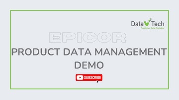 Epicor Product Data Management Demo
