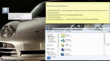 How to Fix kernel32.dll Error Download kernel32.dll
