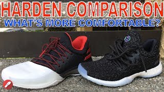 rasguño Arte Cielo Adidas Harden Vol. 1 & Harden Lifestyle Comparison! What's More COMFY?? -  YouTube