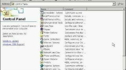 video1 Create User Accounts Windows 2000