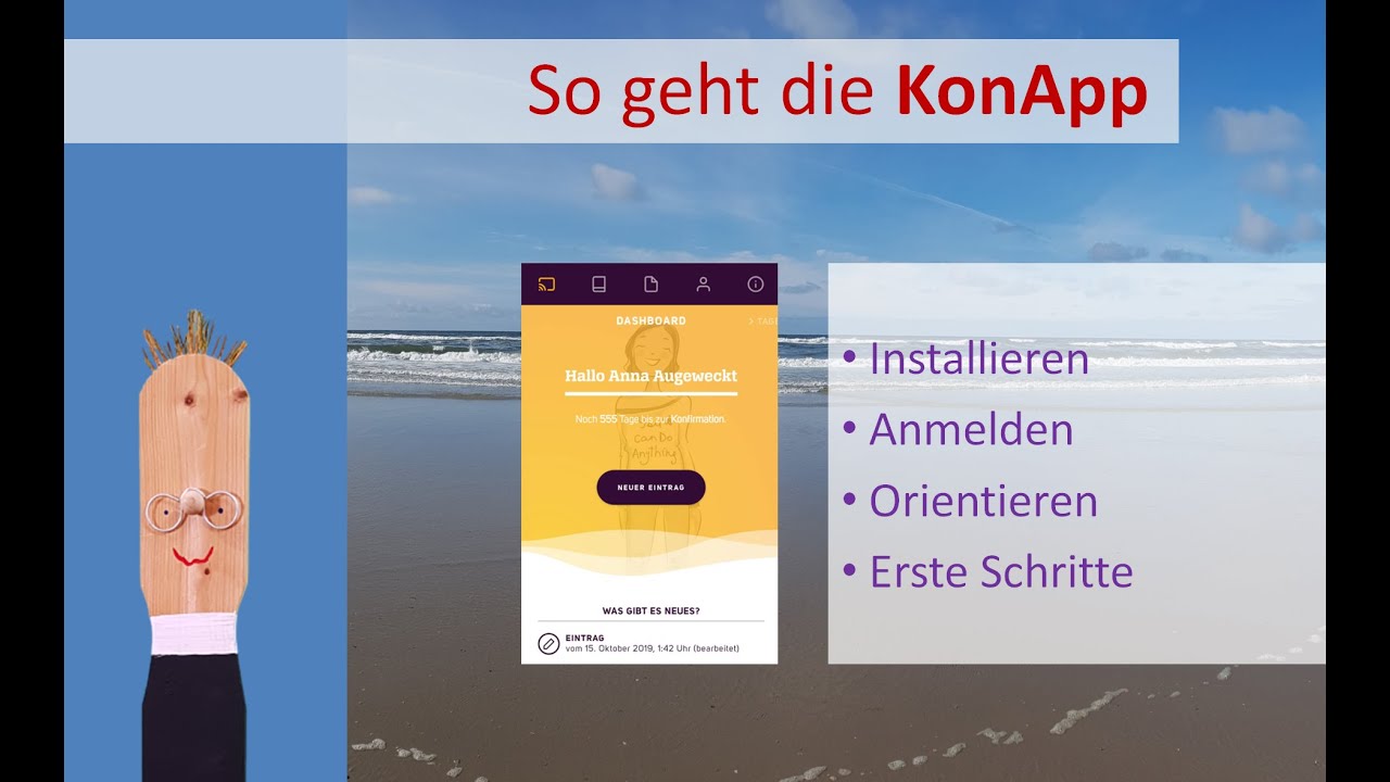 KonApp - So geht die App für Konfis - YouTube