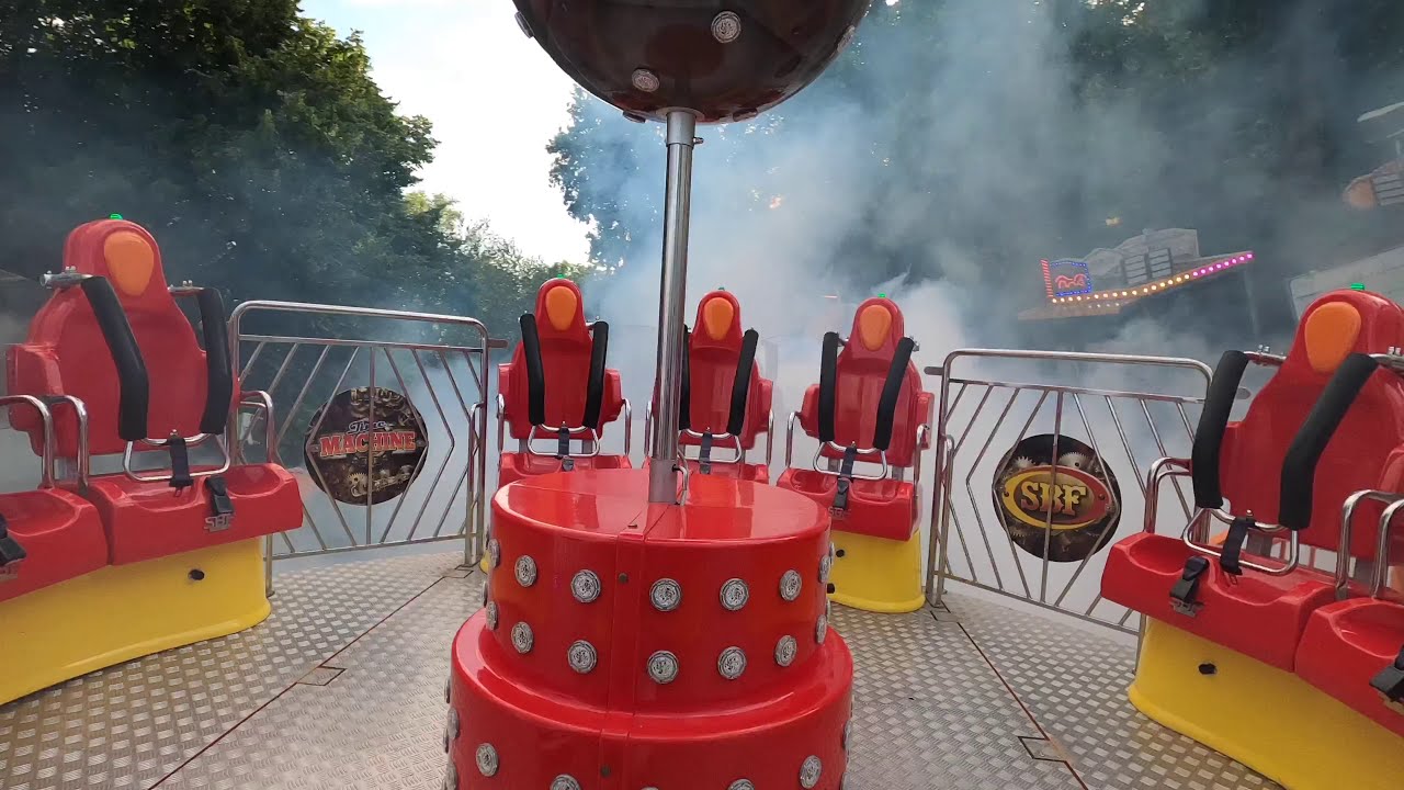Time Machine( Luxem) Onride POV [4K/60fps] @Happy Erftauen Park Pop-Up-Freizeitpark Euskirchen