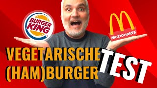 VEGETARISCHE HAMBURGER TEST MacDonalds en Burger King. GROTE TEGENVALLER Fast food burger test.