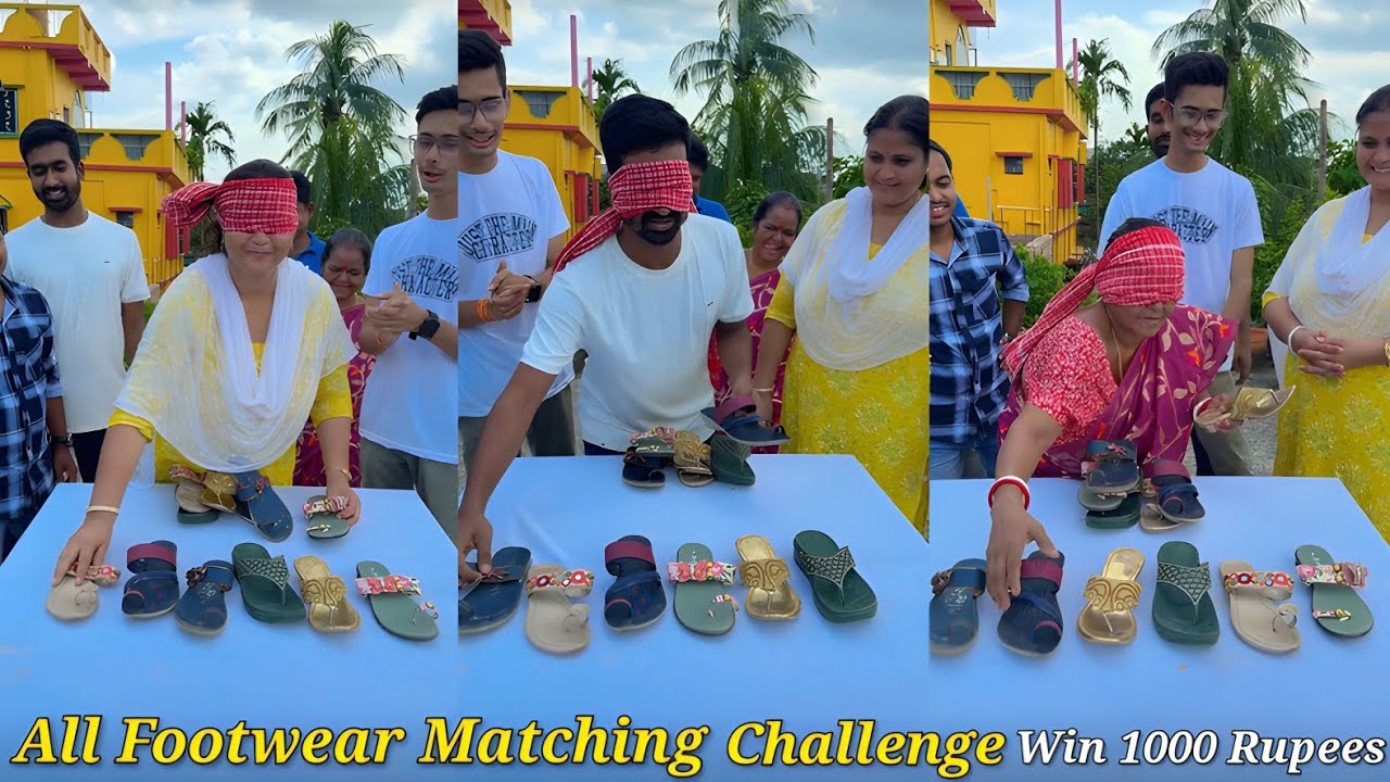 All Footwear Matching Challenge – Win 1000 Rupees 😀| সকল জুতা ম্যাচিং চ্যালেঞ্জ🔥/ SK Challenge Video