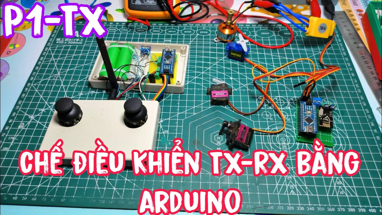 Chế điều khiển từ xa TX RX | How to make remote control | Sử dụng ...